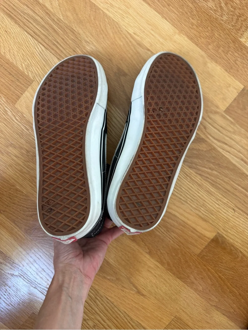 Vans Black & White Mid-Top Skate Sneakers - Picture 2 of 4